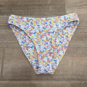 MINNOW women's jasmine blossom mid rise bikini bottom
